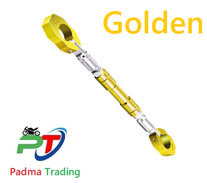 Universal Adjustable Looking Glass Stick. Balance Handlebar Crossbar For Motorcycle.or Tana (Adjutle 9.5 to10.5 Inchi)- Golden