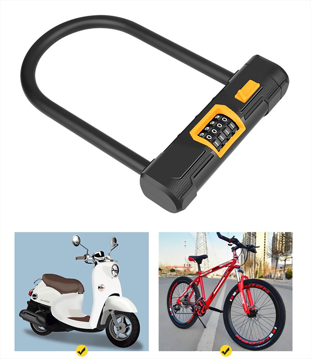 Mini Bike Lock Small U Lock Anti-Theft