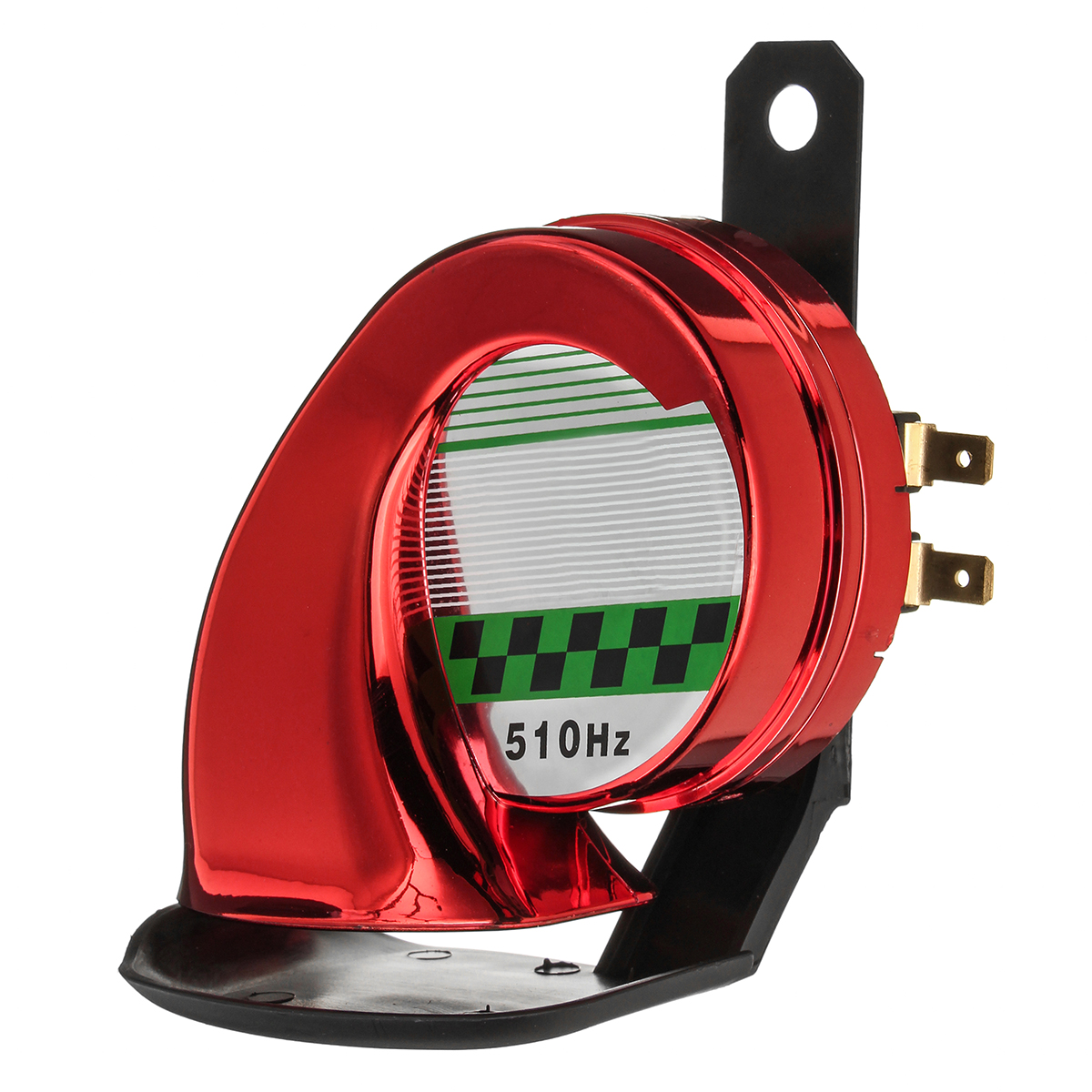 Universal Waterproof Loud POP POP Sound Siren Horn for Motorcycle- RED