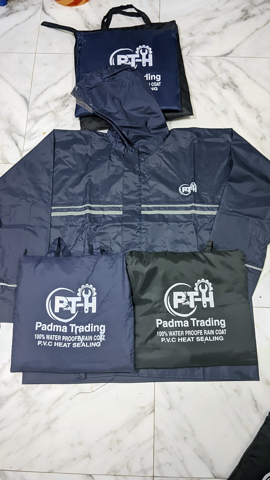 100% Waterproof Rain Coat With Trousers For Men and Biker- PTH